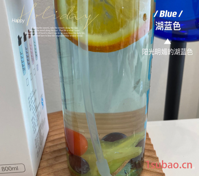 新款巨无霸运动水杯随行杯简约潮流大人吸管水壶随手杯男女塑料杯 巨无霸水杯图5