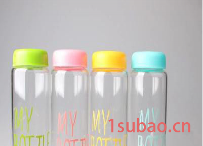 玻璃my bottle水杯 随行杯 mybottle塑料磨砂变色水果杯礼品水杯图3