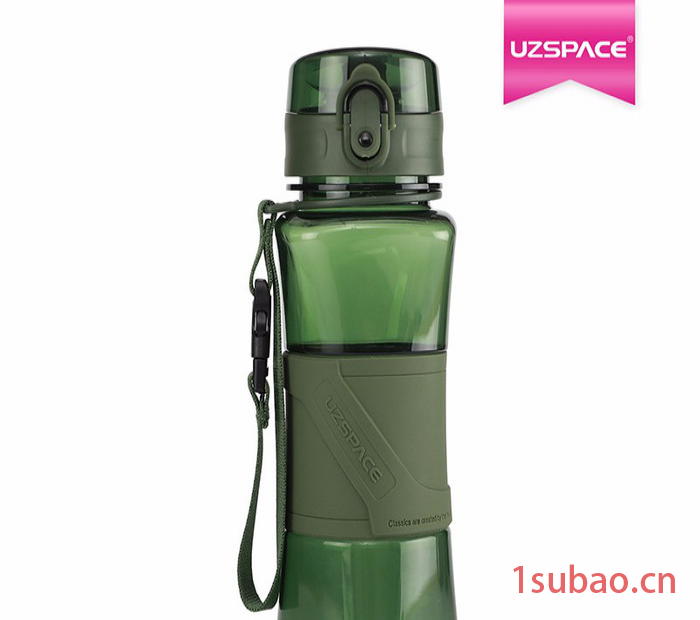 UZSPACE 优之扭型蛋白粉摇摇杯 户外健身水杯便携运动杯子奶昔杯搅拌杯塑料水杯 带搅拌球 6010-500ML图2