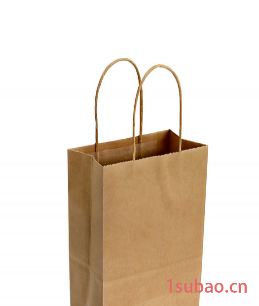 定制牛皮纸袋 手提打包袋 外卖打包食品袋 服装店打包装袋 礼品袋子 定做印logo