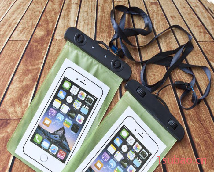 户外沙滩休闲PVC防水面料手机防水袋防水套新款透明手机防水袋