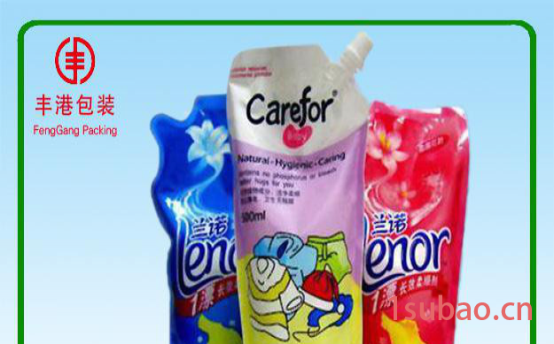 直立食品袋，吸嘴果汁袋，食品包装袋，专业生产 深圳丰港**廉价、ISO QS认证保障