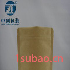 自立牛皮纸袋自封袋12*19食品袋包装袋70g茶叶袋密封袋防潮袋 食品包装袋图4