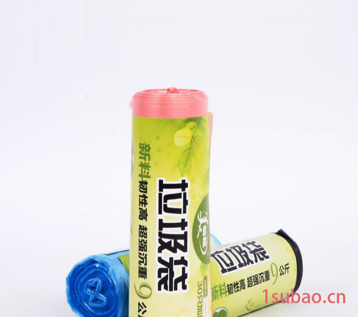 美纳福垃圾袋加厚点断式多彩环保垃圾袋长55*宽45家用足数30只图2