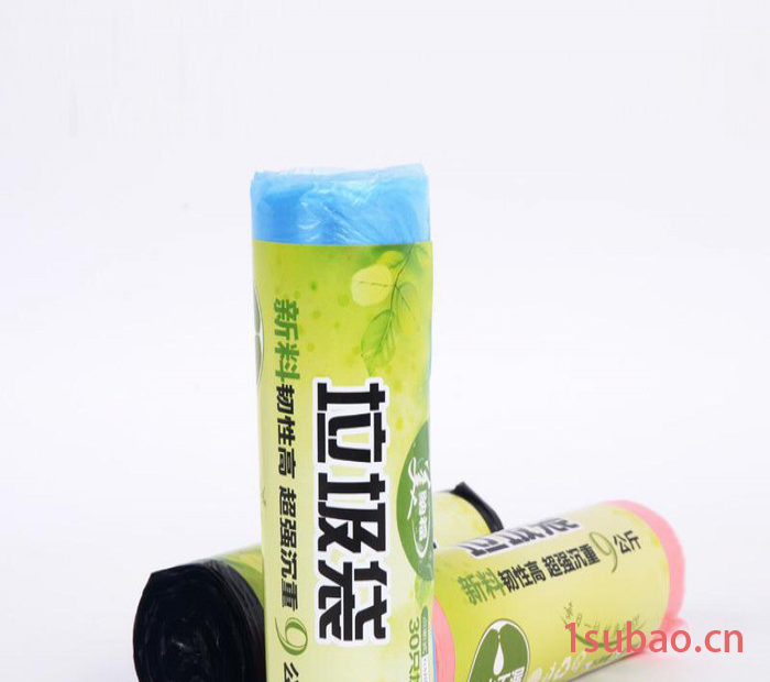 美纳福垃圾袋加厚点断式多彩环保垃圾袋长55*宽45家用足数30只图3