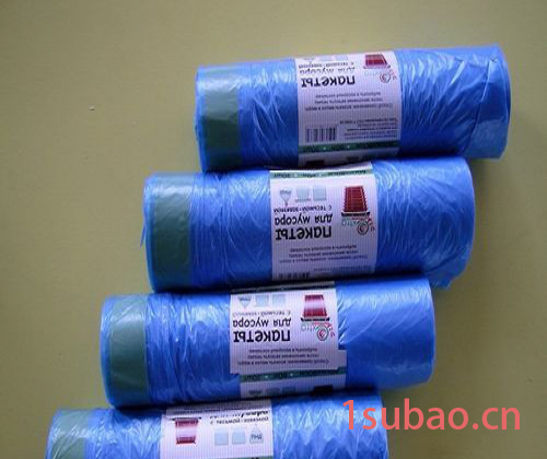 供应杰泽包装JZBZ-0013XM厂家生产的100％蓝色垃圾袋