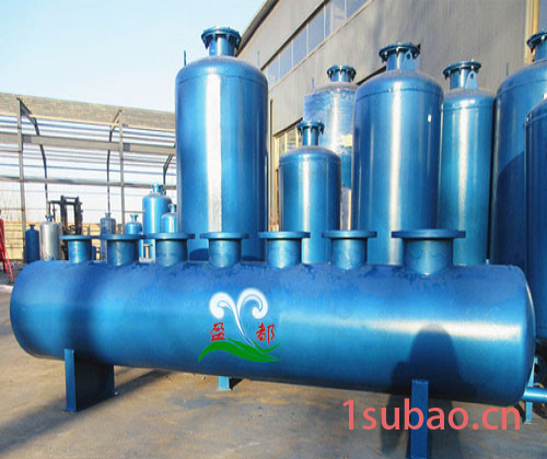 DN800邢台地源热泵分集水器 立式水表分水器 304不锈钢分水器图4