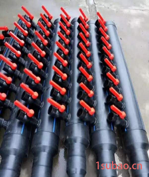 兴泰管材 75PE分水器多孔分水器，带球阀，多造型定制分水器，供应江西，厂直接发货图5