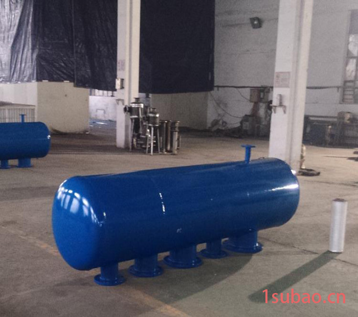 厂家供应地暖分集水器 中央空调暖通设备 机房专用分水器图6