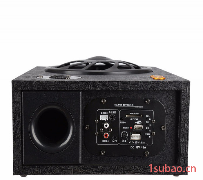 斗牛士**汽车音响N8001 SD墨** 汽车音响/低音炮无损改装 大功率车载音响 佛山**批发图2