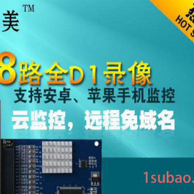 視頻采集卡_電腦采集卡_pci-e采集卡_8路D1錄像_支持手機遠程