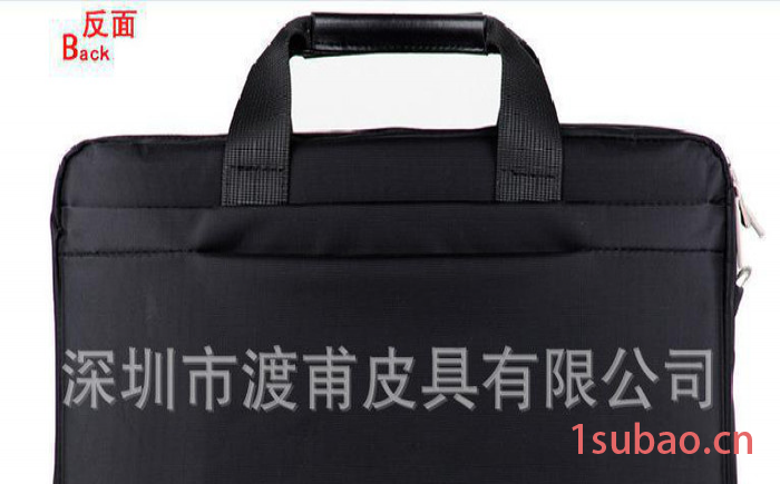 箱包OEM光亮牛津布商务手提电脑包旅行拉杆手提电脑包图2