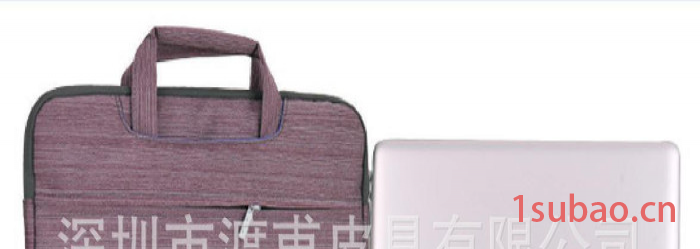 实体加工定制尼龙牛津布手提电脑包新颖舒适单肩电脑包图3