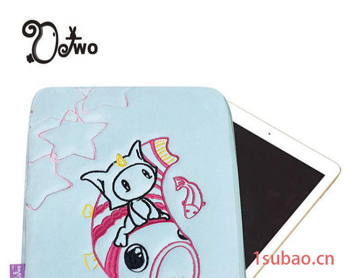 苹果ipad 5/6  平板手拿包 新款毛绒可爱 电脑包 可图3