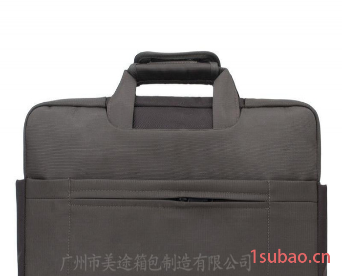 工厂休闲手提笔记本电脑包男商务出差旅行单肩斜挎包图3