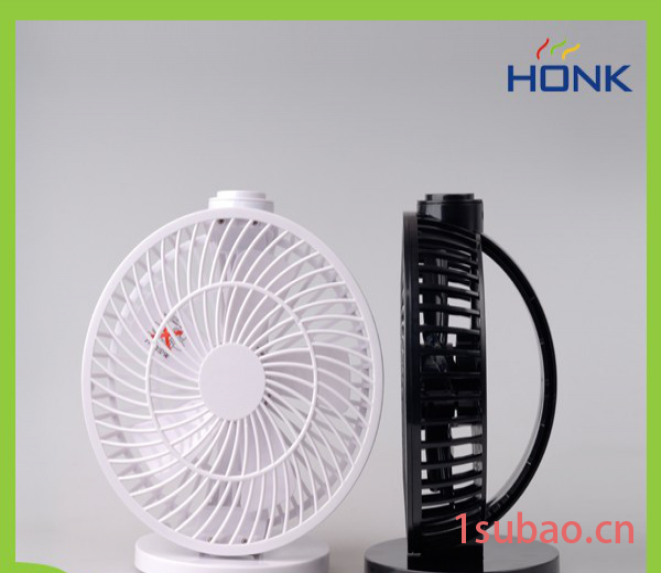HONK HK-F2040 台式电风扇迷你USB风扇无刷电机超静音 仰卧调节风扇创意小家电