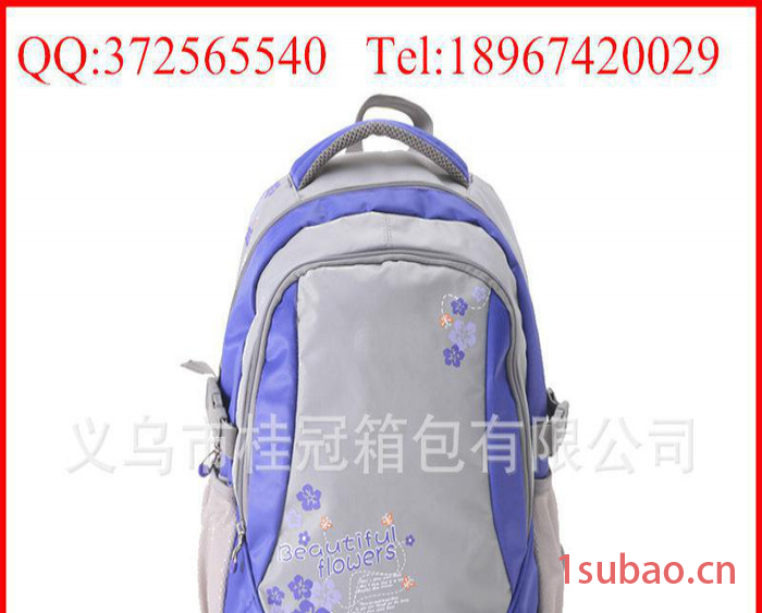 【桂冠箱包】双肩旅行包休闲旅游背包双肩电脑包书包中学生图3