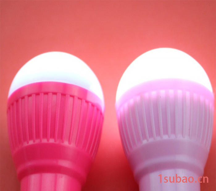 **USB迷你彩色 LED小灯泡 小型家居3w户外应急灯节能高亮灯图2