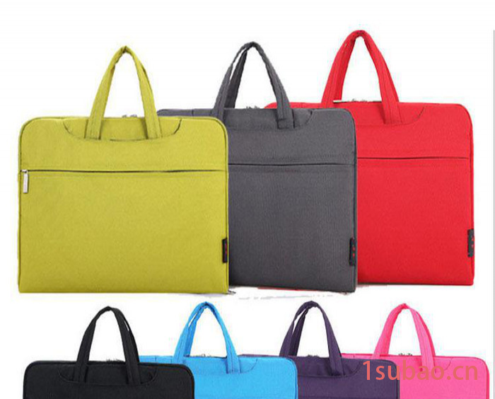 手提便携电脑包 单肩斜跨商务公文包  广告赠品促销宣传商务包图3