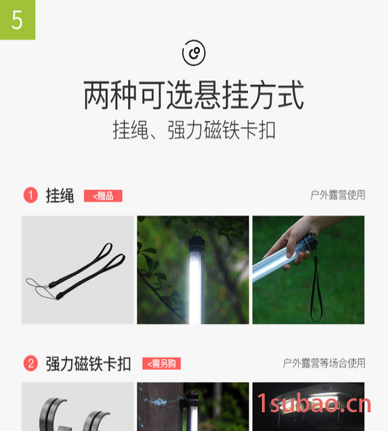 优洋UY-Q7S防水野营灯led露营灯usb应急电源营地灯图7