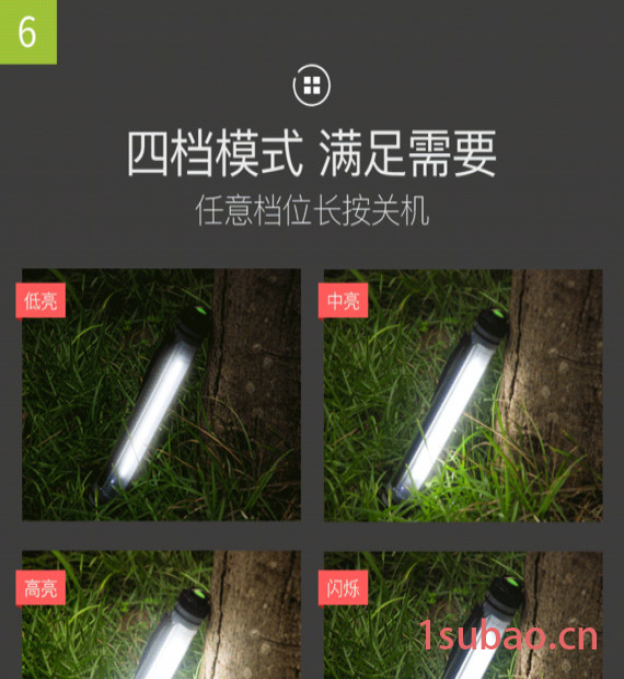 优洋UY-Q7S防水野营灯led露营灯usb应急电源营地灯图3