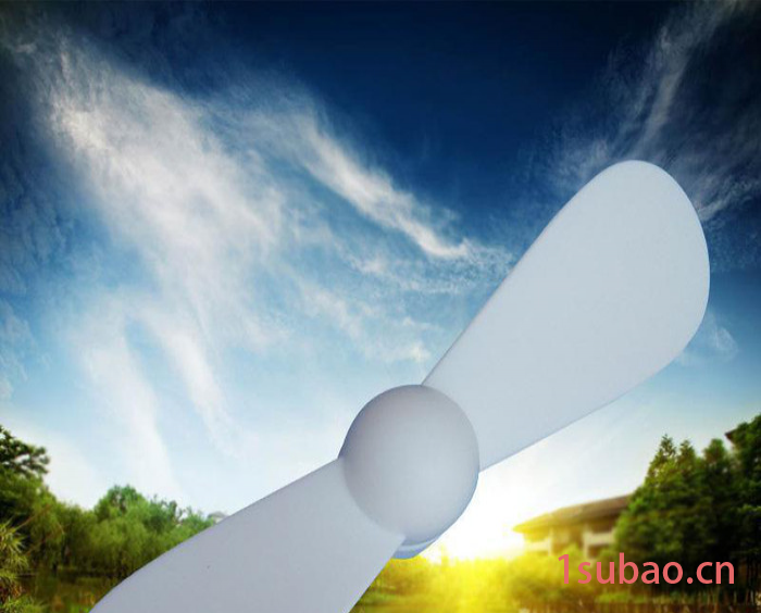 工厂**手机风扇 USB迷你TPE材质风扇 安卓二合一通用手机风扇图2