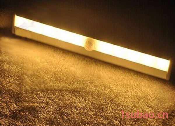 金雨丰感应灯欧式灯衣柜灯人体感应小夜灯USB充电led灯 led小夜灯图2