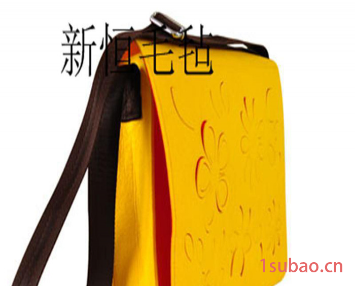 新恒毛毡厂生产毛毡包,灰色手提包,电脑包可来样订做生产图3