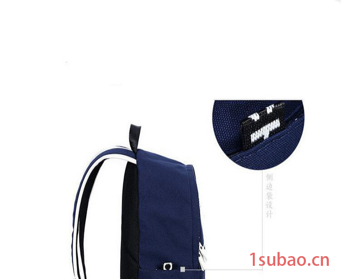 亚马逊Ebay韩版学生书包时尚帆布户外旅行双肩背包新款电脑包定做