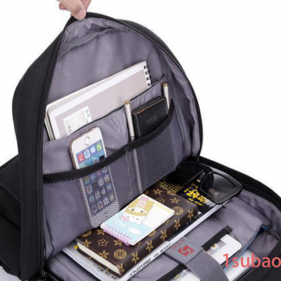 新款韩版双肩包背包商务旅行休闲电脑包初高中学生书包防水
