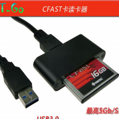IT-GO CFAST卡读卡器 CFAST转USB3.0转接卡 高速 双闪指示灯 热插拔