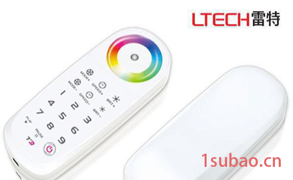 雷特RGB控制LED灯条控制器2.4G无线射频自带USB充电接口