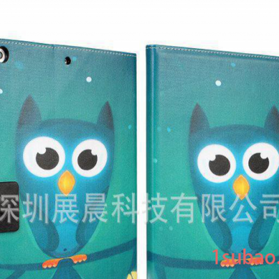 苹果IPAD AIR卡通钱包款平板电脑包 左右翻**插卡支撑保护壳