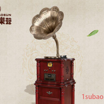 家樂聲**包邮 复古留声机 仿古黑胶唱片机  蓝牙音箱 特价