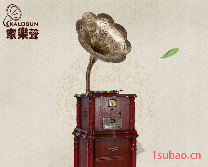 家樂聲**包邮 复古留声机 仿古黑胶唱片机  蓝牙音箱 特价图2