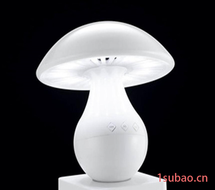 供应蘑菇造型蓝牙音箱 无线音箱 台灯音箱 插卡音箱图2