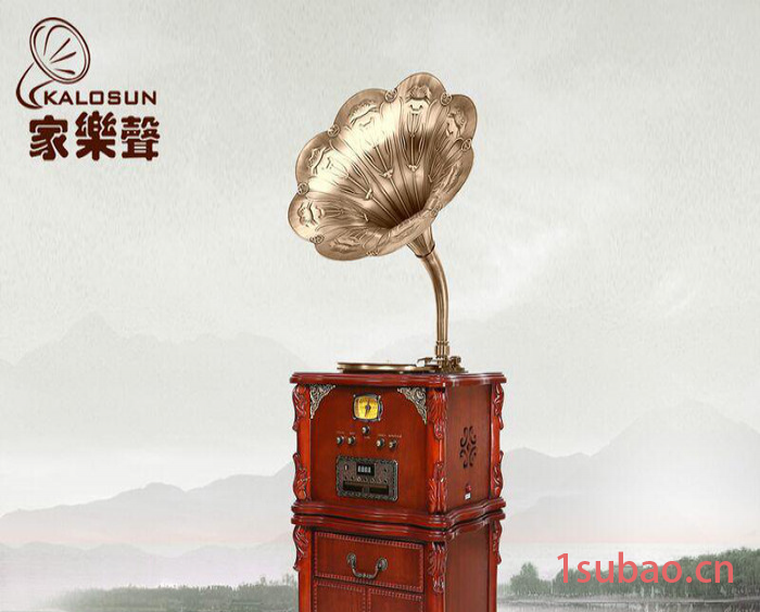 家樂聲仿古留声机黑胶唱机实木摆件蓝牙音箱音乐盒装饰包邮图3