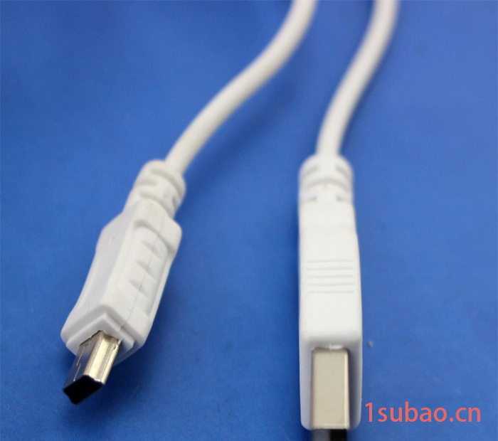 工厂**迷你5P数据传输转接线品牌反相机数据线蓝牙音箱充电线图2