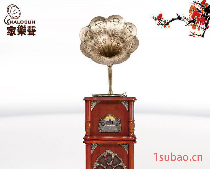 家樂聲 黑胶唱片机 仿古留声机蓝牙音箱收音机特价摆件包邮图2