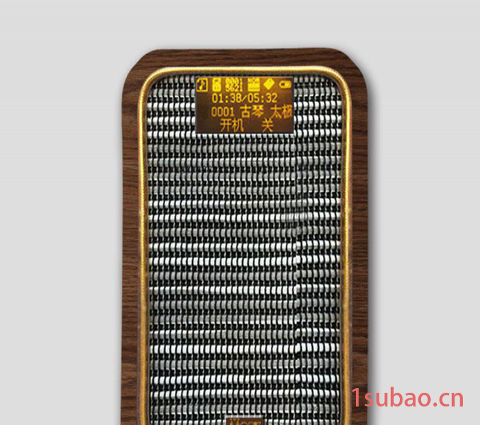 沃漫客VF-605台式木质蓝牙音箱大屏幕显示屏可扩展为便携提手图2