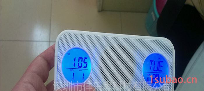 大米SD-113无线蓝牙音箱 新款低音炮音箱 带时钟感应音响 迷你音响 音响生产厂家图3