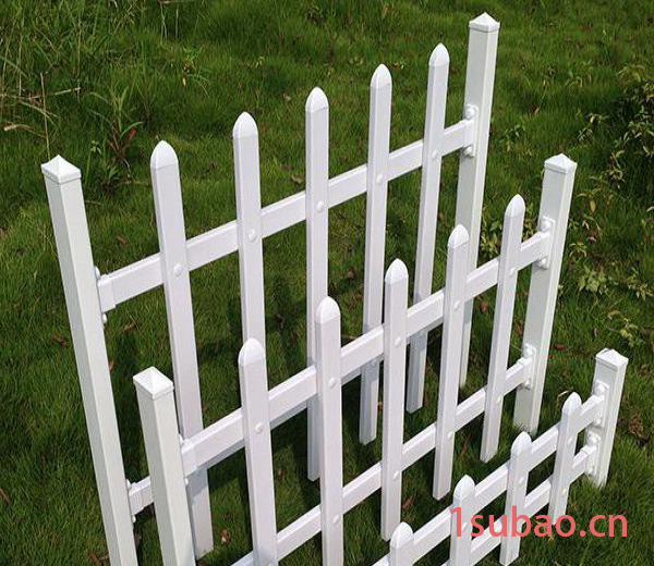 启华 塑料篱笆 塑料护栏  PVC护栏型材 草坪栅栏 PVC树池围栏 草坪围栏 草坪栅栏