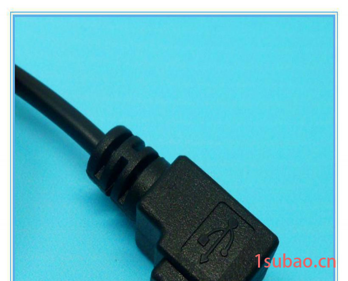 定制直角MINI USB8P数码相机数据线 mini usb 数据线 弯头图2
