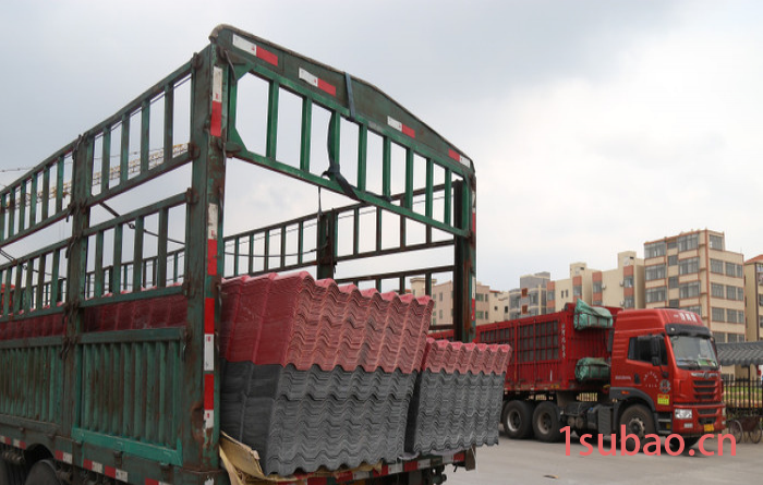 供应鹰拓建材1050mm,塑钢型材 平改坡  ASA合成树脂瓦屋顶瓦琉璃别墅瓦 小区洋房防腐蚀波纹塑料瓦片 特种建材图5