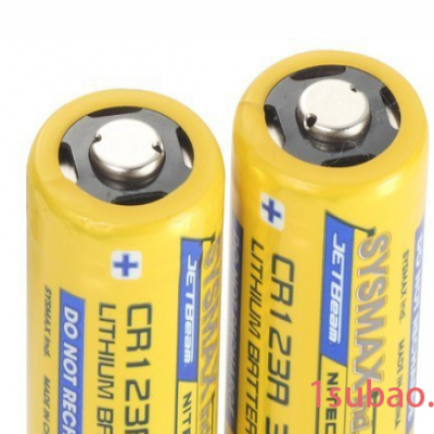 Nitecore CR123A高容量锂电池，适用电筒、相机等