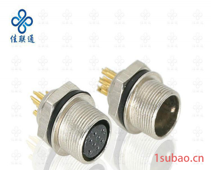 JLT-RB3R大恒 灰点相机接头广濑8芯微型螺纹连接器HR25-7TP-8S/P图2