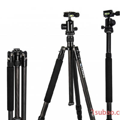 TRIOPO碳纤维相机三脚架GT-2510稳定拍摄物体运动轨迹可拆独脚4节