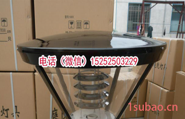 LED路灯灯具灯头庭院路灯灯壳半成品景观路灯灯具配件复古仿古路灯灯具太阳能市电庭院灯网球拍灯具定制墙体灯苹果灯水泥杆路灯图8