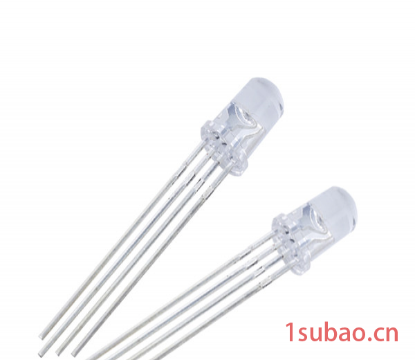 奕博LED_F5MMRGB全彩led灯珠_发光二极管led_四脚共阴共阴_直插灯珠红蓝绿_led灯珠厂家图4