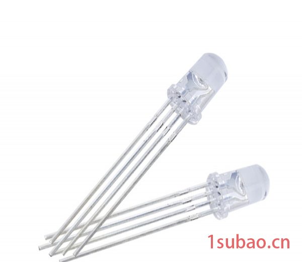 奕博LED_F5MMRGB全彩led灯珠_发光二极管led_四脚共阴共阴_直插灯珠红蓝绿_led灯珠厂家图3